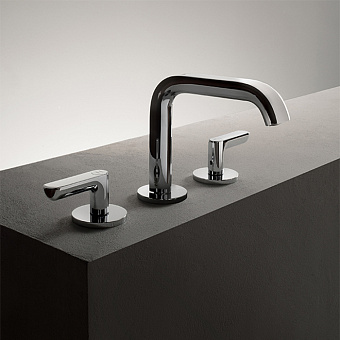 Fantini Icona Deco Смеситель для раковины, 3 отверстия, цвет: хром