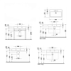 Duravit Vero Раковина 80x47 см, 1 отв., подвесная, с переливом, цвет: белый