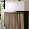 Verona Style Quadro Тумба подвесная с раковиной 80х50см, 1 выдв. ящик, цвет: V11 Walnut (Орех)