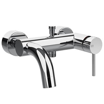Gessi Emporio Via tortona Смеситель для ванны,, подвесной, с автоматическим переключателем ванна-душ, цвет: хром