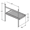 Ideal Standard Conca Рама под раковину, сталь, 76x48.3x81.7см, для раковин 80см, (E224101/E224201/E224301) / (T4362xx/T436501/T436401) / (T460401), цвет: черный матовый