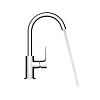 Hansgrohe Rebris E Смеситель для раковины, 1 отв., с поворотным изливом, с донным клапаном, цвет: хром
