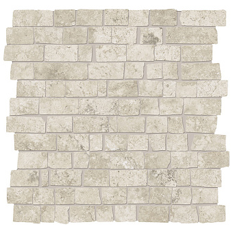 Provenza Unique Travertine Керамогранит 30x30x0.95см, глазурованный, универсальная, цвет: Mosaico Mini Block Ancient Cream Natural