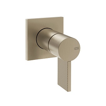 Gessi Inverso Diamantato Смеситель для раковины, настенный, цвет: Brass Brushed PVD