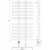 Secado Понтида 4 Полотенцесушитель 50x120 см, электрический, цвет: хром