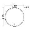BURGBAD LIN20 Зеркало Ø750x25 мм., LED подсветка 5700K, выключатель, подогрев