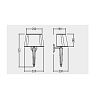 Devon&Devon Crystal Memphis Светильник настенный с абажуром 31x23*h51,5cм, IP20, цвет: хром
