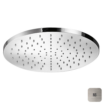 Almar Round Верхний душ 30см., круглый, латунь, цвет: Nichel Brushed