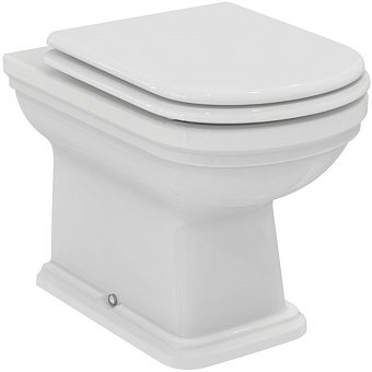 Ideal Standard Calla Унитаз приставной 54.5х36.5см., с сиденьем, цвет: белый