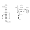 Dornbracht CL.1 Излив для раковины, на 1 отв., цвет: платина матовая