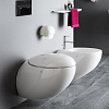 Laufen Alessi One Унитаз 58x39см., подвесной, безободковый, покрытие LCC, цвет: белый матовый