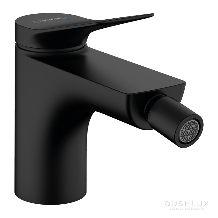 Фото Hansgrohe Vivenis Смеситель для биде, на 1 отв., с донным клапаном, цвет: черный матовый
