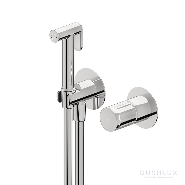 Фото Newform Ionika bagno Гигиенический душ, встраиваемый, прогрессивный, цвет: хром