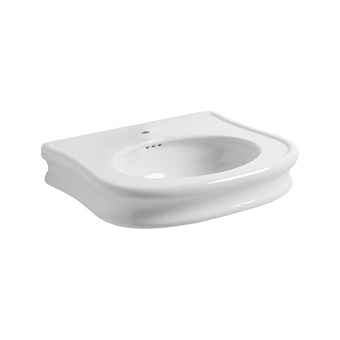 Simas Lante Раковина 70x54x13см., подвесная, с 1 отв., цвет: белый