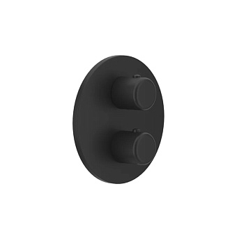 Gessi Goccia Встраиваемый термостатический смеситель, подключение на 3/4”, цвет: черный