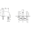 Jorger Turn Смеситель для раковины, цвет: золото