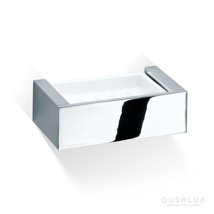 Фото Decor Walther Brick WSS Мыльница подвесная, фарфор белый, цвет: хром