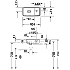 Duravit D-Neo Раковина 40x22см, без перелива, с 1 отв., цвет: белый