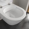 Villeroy&Boch Subway 2.0 Унитаз подвесной 37x56 см, безободковый, с антигрязевым покрытием CeramicPlus, цвет: белый