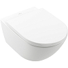 Villeroy&Boch Subway 3.0 Унитаз 37х56х36см., подвесной, TwistFlush, цвет: альпийский белый