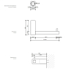 Decor Walther Corner TPH1 Держатель туалетной бумаги, подвесной, цвет: золото