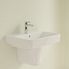 Villeroy&Boch O.novo раковина 60x46x17.5см., 1 отв., подвесная, с переливом, цвет: альпийский белый