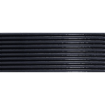 Ergon Abacus Керамическая плитка 20x7.5x1.15см, настенная, цвет: Brick Plisse' Lux Carbone