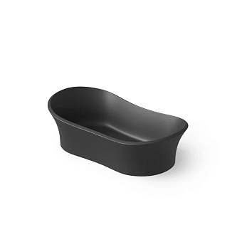 Dea Design Washbasins Раковина 66x34.5x19см., накладная, без отв., Solid Surface, цвет: Black №16