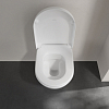 Villeroy&Boch Subway 2.0, Унитаз подвесной, с открытым смывным краем Compact, DirectFlush, ViFresh, горизонтальный выпуск, не подходит для установки со смывными кранами, 37x56см, цвет: белый