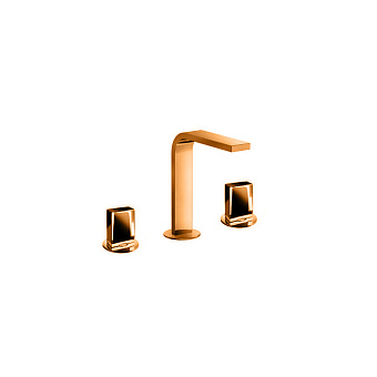 Fantini Venezia In Смеситель для раковины, 3 отв.,  излив 150 мм, цвет: Matt Copper PVD