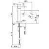 Newform XT Смеситель для раковины, 1 отв., без донного клапана, цвет: Copper satin