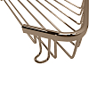 TW Harmony 534, подвесная полочка-решетка угловая 15x15*h5, цвет: бронза