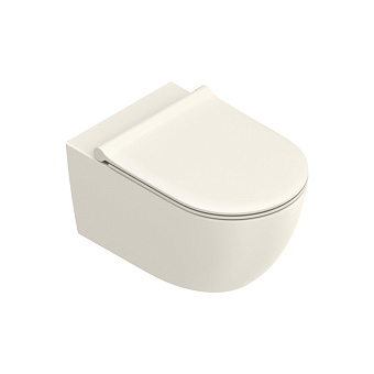Catalano Sfera Унитаз подвесной 55x35см, безободковый, смыв Tornado, покрытие Twinglaze+, цвет: Lino Satinato
