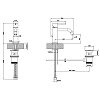 Gessi Emporio Via tortona Смеситель для раковины, на 1 отв, с донным клапаном, цвет: Finox Brushed Nickel