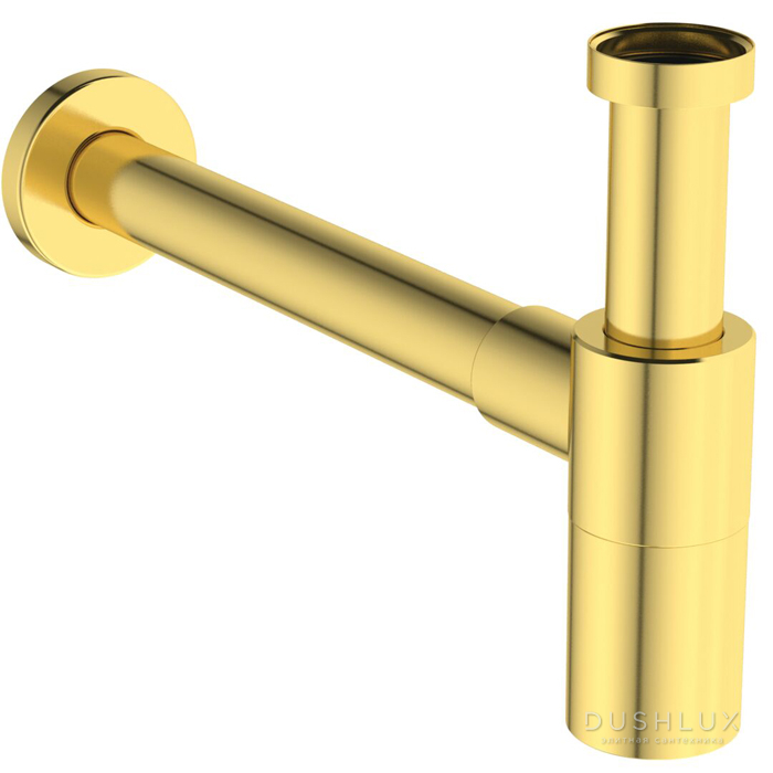 Фото Ideal Standard Сифон G1 1/4" для раковины, цвет: PVD Brushed Gold