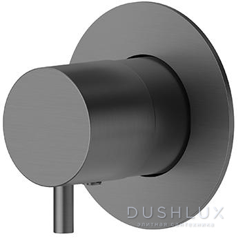 Фото Newform X-Steel 316 Смеситель для душа, встраиваемый, цвет: PVD Brushed gun metal