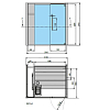 Effegibi One S Filo Сауна 214x171h217см, в нишу L.H., цвет: на выбор