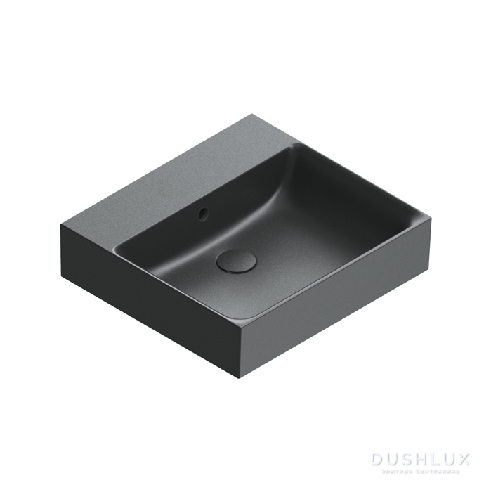 Фото Catalano Premium Раковина 50x47см, без отв., цвет: черный матовый