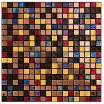 Sicis Colors Мозаика 29.5x29.5см, универсальная, стекло, цвет: syrma