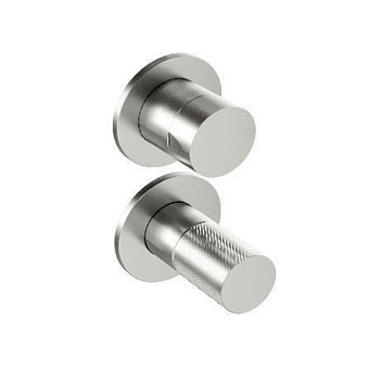 Treemme 3.6mm Смеситель для душа с переключателем на 2 выхода, встраиваемый, цвет: нержавеющая сталь