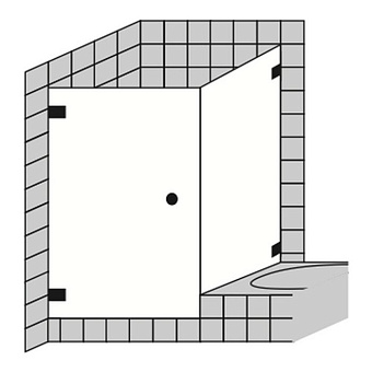 Sprinz Beryll Душевое ограждение 90x90x190см.