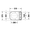 Duravit SensoWash Classic Сиденье для унитаза-биде, SensoWash, цвет: белый