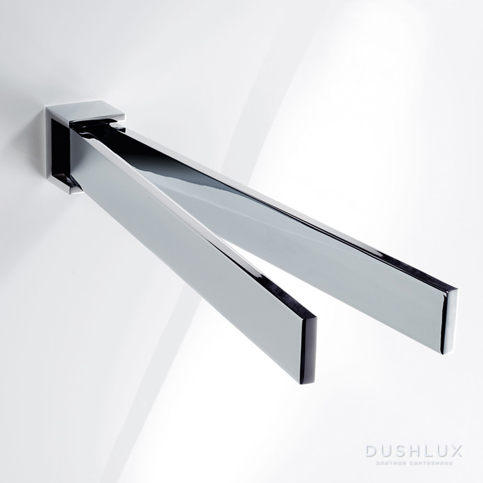 Фото Decor Walther Brick HTH2 Полотенцедержатель двойной 41см, поворотный, подвесной, цвет: хром