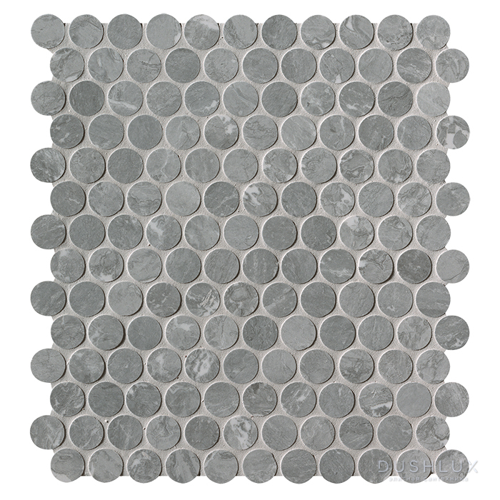 Фото Fap Roma Diamond Керамическая плитка 30x30см, настенная, мозаика round gres, цвет: grigio superiore