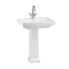 Burlington Riviera Раковина 65x47см, подвесная, с 1 отв., цвет: белый