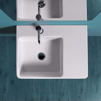 SIMAS Top e lavabi d'arredo Раковина 60х45 см, 1 отв., накладная/подвесная, цвет: белый
