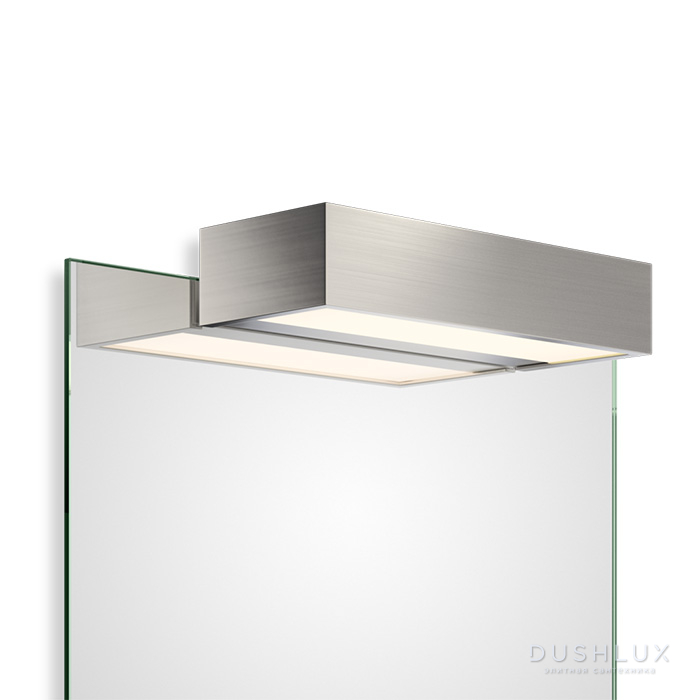 Фото Decor Walther Box 1-25 N LED Светильник на зеркало 25x10x5см, светодиодный, 1x LED 18.4W, цвет: никель сатинированный