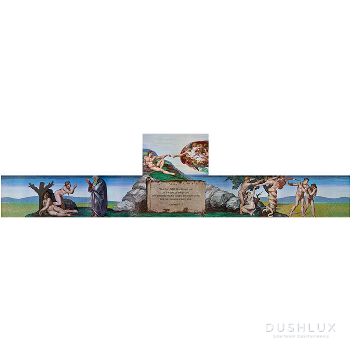 Фото Sicis Art Couture Мозаика 1200x360см, настенная, декор: genesis