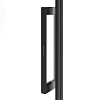 Kerama Marazzi Cristallo Душевая дверь 120x210см., раздвижная, с функцией soft close, цвет: черный матовый