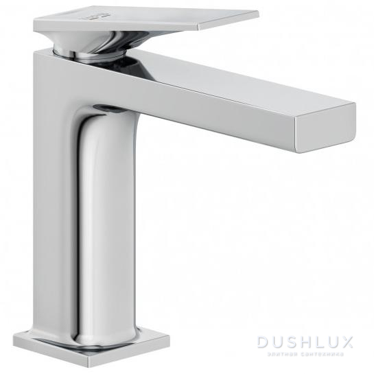 Фото Kludi Decus Смеситель для раковины, 1 отв., с донным клапаном PUSH-OPEN, цвет: хром